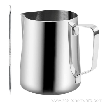 Stainless Steel Milk Frothing Pitcher With Engraved Scale